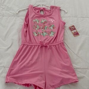 Charming Pink Floral Kids‎ Bodysuit